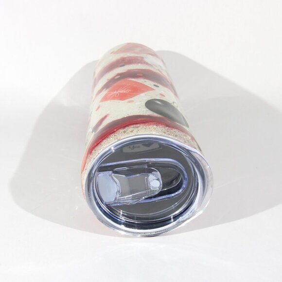 Custom 20oz Double Wall Stainless Steel Glitter Epoxy Christmas Tumbler - Picture 4 of 6